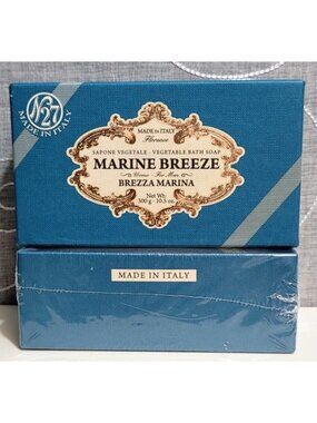 N27 Marine Breeze Handmade Italian Sapon Vegetable Tuscany Soap Made In Florence